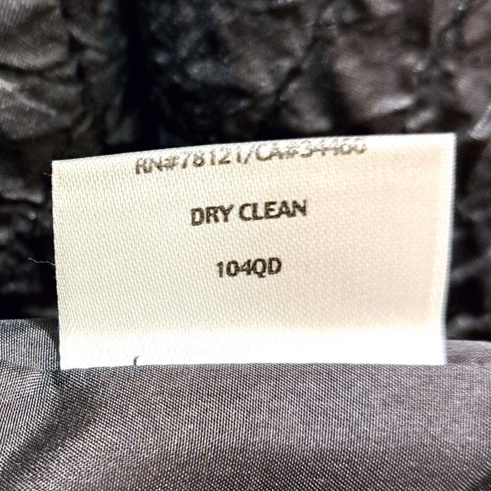 Eileen Fisher Silk Textured Long Sleeve Jacket Magnetic Closure Size 1X - Picture 10 of 11